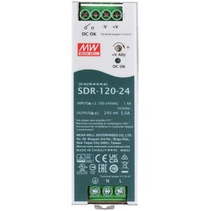 Mean Well ZASILACZ IMPULSOWY SDR-120-24 MEAN WELL