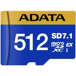 Karta ADATA ADATA MicroSDXC karta 512GB Premier Extreme SD7.1, U3, C10, V30 (R:800/W:700 MB/s)