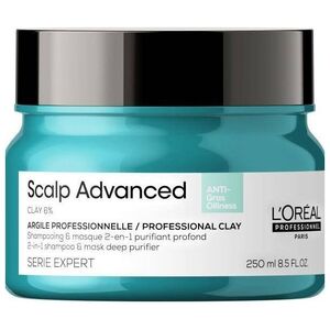 L’Oreal Paris L'OREAL PROFESSIONNEL_Serie Expert Scalp Advanced Professional Clay 2in1 Shampoo &amp| Mask Deep Purifier oczyszczająca maska do włosów z glinką do przetłuszczającej się skóry głowy 250ml