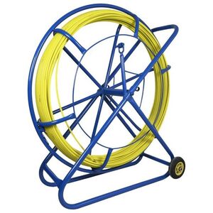 Q-Lantec Pilot z włókna szklanego FRP do przeciągania kabli Ø10mm, 300m z kółkami Q-LANTEC