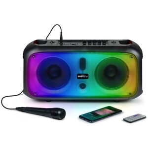 Głośnik BigBen Big Ben Głośnik Bluetooth Mikrofon Party Cube Podświetlenie LED 200W