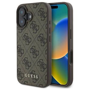 Original Case IPHONE 16 PLUS Guess Hardcase 4G Classic (GUHCP16MG4GFBR) brown 3666339346010
