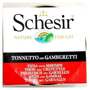 Schesir SCHESIR KOT 85g pusz. TUŃCZYK+KREWETKI Galaretka