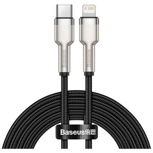 Kabel USB Baseus USB-C - Lightning 2 m Czarny (CATLJK-B01)