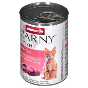 Animonda ANIMONDA Carny Kitten smak: wołowina i serca indyka 400g