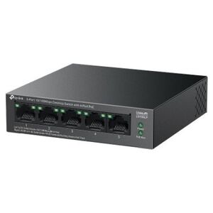 Switch TP-Link TP-Link LiteWave switch LS105LP (5x100Mb/s, 4xPoE, 41W, fanless)