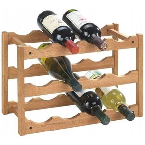 Wenko Drewniany stojak NORWAY na wino - 12 butelek, WENKO