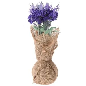 Home Styling Collection Sztuczna roślina w woreczku jutowym, 26 cm