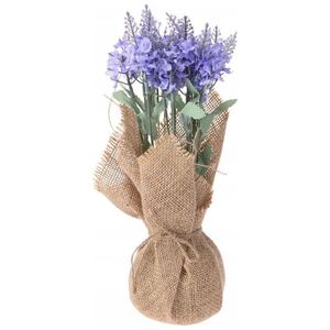 Home Styling Collection Sztuczna roślina w woreczku jutowym, 26 cm