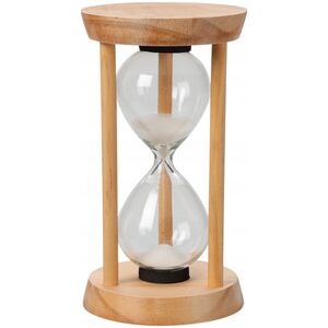 Home Styling Collection Klepsydra ozdobna w drewnie, 24 cm
