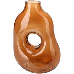 Home Styling Collection Wazon łezka do suchych traw, ciemne szkło, 25 cm