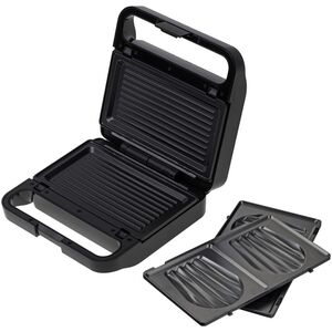 Opiekacz Adler Sandwich maker 2 in 1 | AD 3070b | 850 W | Number of plates 2 | Black