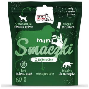 Syta Micha SYTA MICHA - Mini smaczki z jagnięciny - przysmak dla psa - 60g