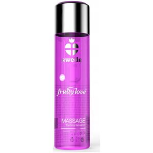 SWEDE_Fruity Love Massage Warming Sensation rozgrzewający żel do masażu Raspberry &amp| Rhubarb 60ml
