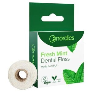 NORDICS_Dental Floss nić dentystyczna ze skrobi kukurydzianej Świeży Mentol 50m