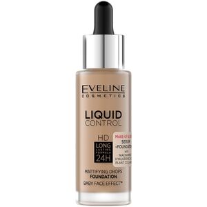 EVELINE_Liquid Control HD podkład do twarzy z dropperem 060 Sunny Beige 32ml