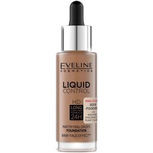 EVELINE_Liquid Control HD podkład do twarzy z dropperem 065 Toffee 32ml