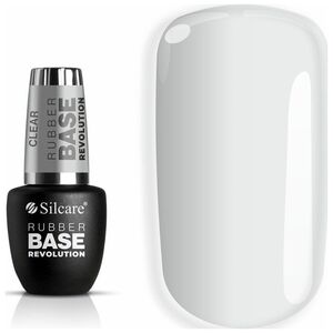 SILCARE_Rubber Base Revolution kauczukowa baza do paznokci Clear 9ml