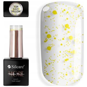 SILCARE_Mani More DOT top coat do paznokci Yellow 10g