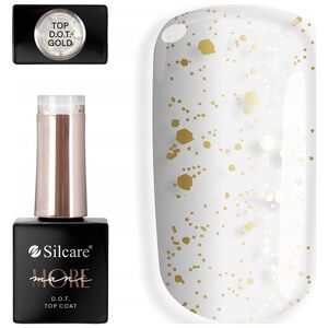 SILCARE_Mani More DOT top coat do paznokci Gold 10g