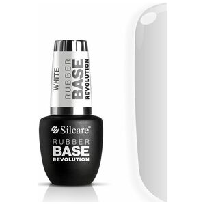 SILCARE_Rubber Base Revolution kauczukowa baza do paznokci White 9ml
