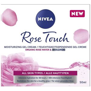 Nivea Rose Touch nawilżający krem-żel do twarzy 50ml