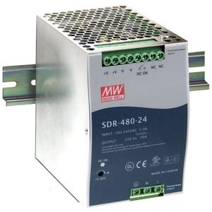 Zasilacz serwerowy Mean Well ZASILACZ IMPULSOWY SDR-480-24 MEAN WELL