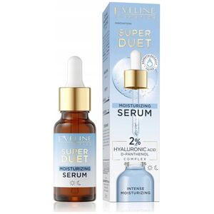 EVELINE_Super Duet serum do twarzy nawilżające Kwas Hialuronowy 18ml
