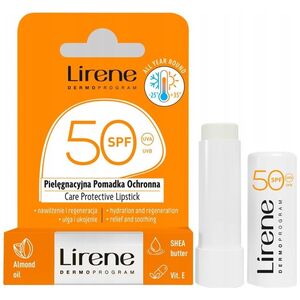 LIRENE_Care Protective Lipstick pomadka ochronna Almond Oil SPF50 4,6g
