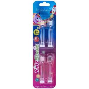 Końcówka BRUSH BABY_Kidz Sonic końcówki do szczoteczki sonicznej 3-6l 4szt.
