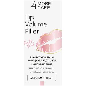 MORE4CARE_Lip Volume Filler błyszczyk-serum powiększający usta Light Pink 4,8g