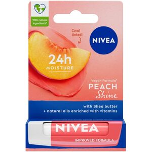 NIVEA_Pielęgnująca pomadka do ust Peach Shine 5,5ml