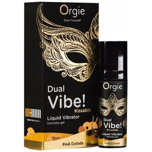 ORGIE_Dual Vibe! Kissable Liquid Vibrator smakowy żel Pina Colada 15ml