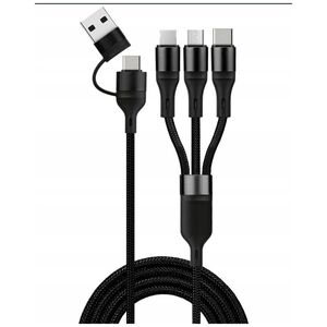 Kabel USB Kabel do Åadowania TYPE-C/Lightning 2.4A/micro 3 w 2