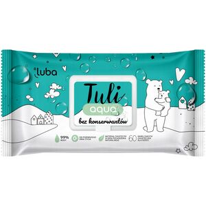LUBA_Tuli Aqua chusteczki dla dzieci nawilżane z Wodą 60szt