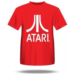 Scuderia Ferrari F1 Team Koszulka męska z białym logo ATARI / Czerwona / S