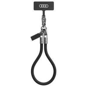 Audi Audi uniwersalna smycz do telefonu 28cm 8mm czarny/black AU-HSL8-R8/D1-BK