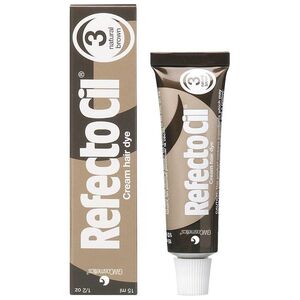 RefectoCil  Eyelash And Eyebrow Tint henna do brwi i rzęs 3 Natural Brown 15ml