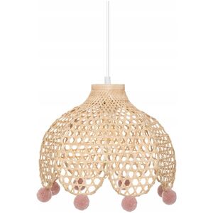 Atmosphera Lampa sufitowa CAMPAGNE, bambusowa, Ø 28 cm
