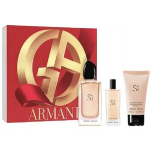 Alkotest SET GIORGIO ARMANI Si EDP spray 100ml + EDP spray 15ml + BODY LOTION 50ml