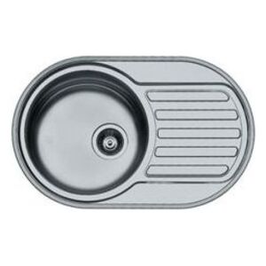 Zlewozmywak Pyramis  1-komorowy SR Mini z ociekaczem 76,5 x 48cm inox (100166801)