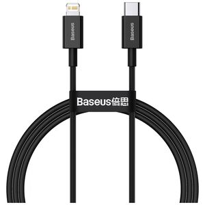 Kabel USB Baseus USB-C - Lightning 1 m Czarny (BSU2666BLK)