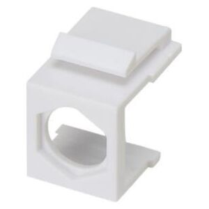 Alantec Adapter mocowania typu keystone pod złącze F, kolor biały ALANTEC - ALANTEC