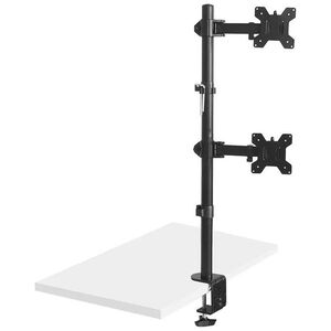 Maclean Uchwyt biurkowy na 2 monitory 13" - 27" (MC-967)