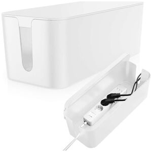 Kabel 4kom.pl Kabelov organizr stoln podlahov kontejner kabelov box Alogy Box L 40cm velk Bl