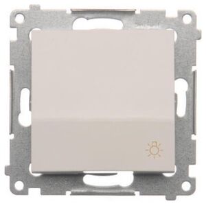 Kontakt-Simon Simon 54 Przycisk /światło/ 16AX 250V biały DS1A.01/11