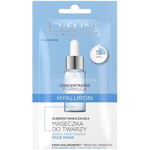 Eveline EVELINE Concentrated Formula Maseczka głęboko nawilżająca HYALURON 8 ml