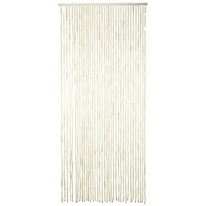 vidaXL H&S Collection Kurtyna na drzwi, 90x200 cm, sorgo, naturalna
