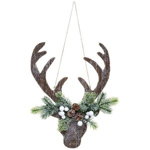 Fééric Lights and Christmas Dekoracja wisząca z motywem renifera, ozdoba bożonarodzeniowa, 34 cm