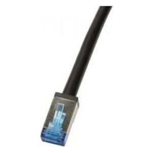 LogiLink Patchcord Logilink Cq7093s Cat.6a S/ftp Pvc+pe 10m Czarny